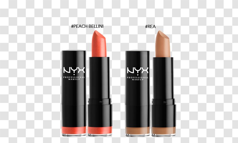 NYX Extra Creamy Round Lipstick Lip Balm Cosmetics - Nyx Matte Transparent PNG