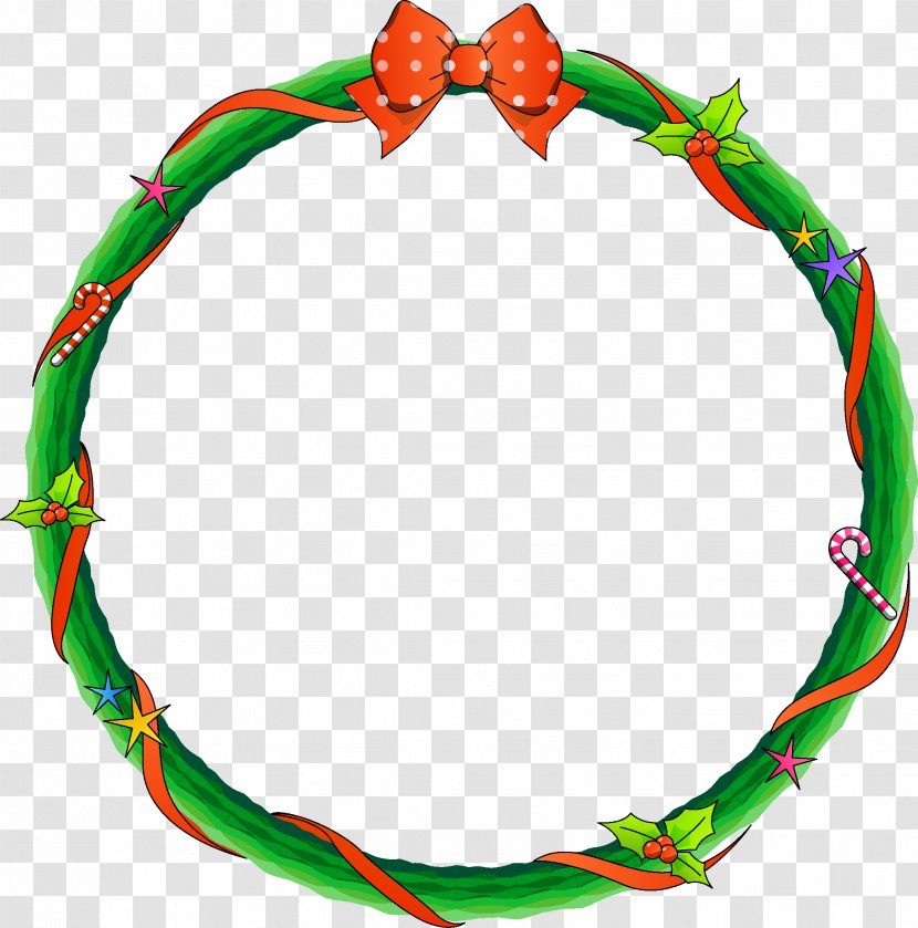 Christmas - Tree - Green Garland Transparent PNG