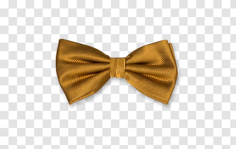 Bow Tie Necktie Gold Silk Einstecktuch - Boy Transparent PNG