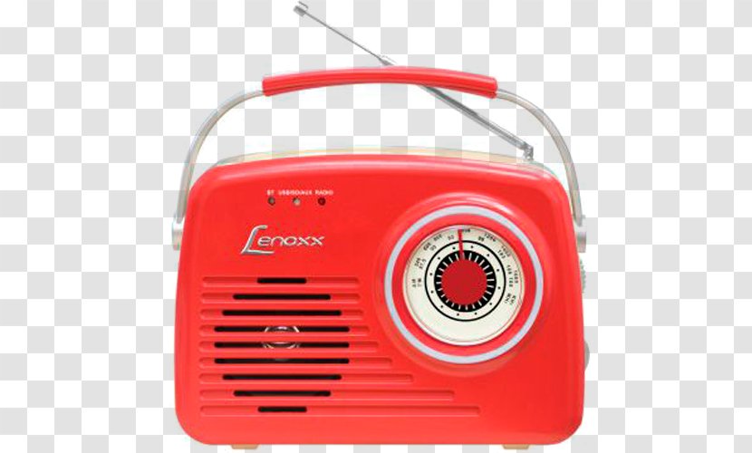 FM Broadcasting Sound Radio AM Loudspeaker Enclosure - Retro 80s Transparent PNG