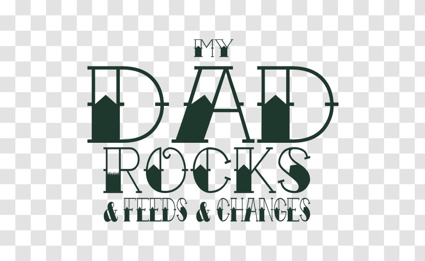 Logo Brand Humour - Cotton - My Dad Rocks Transparent PNG