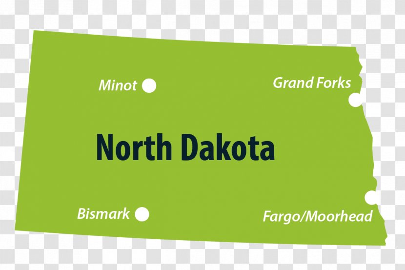 Brand Logo Font - Green - North Dakota Transparent PNG
