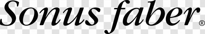 Logo Brand Font Sonus Faber Line - Black M - Coffê Transparent PNG