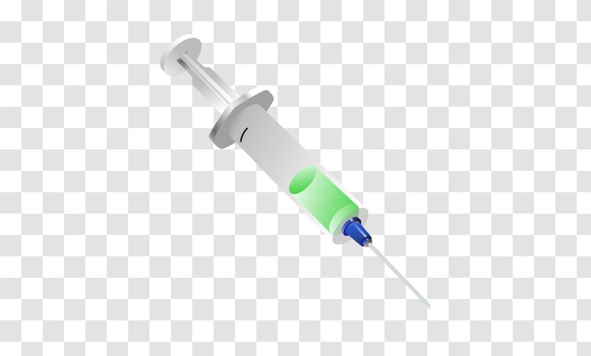 Syringe Sewing Needle - Vector Transparent PNG