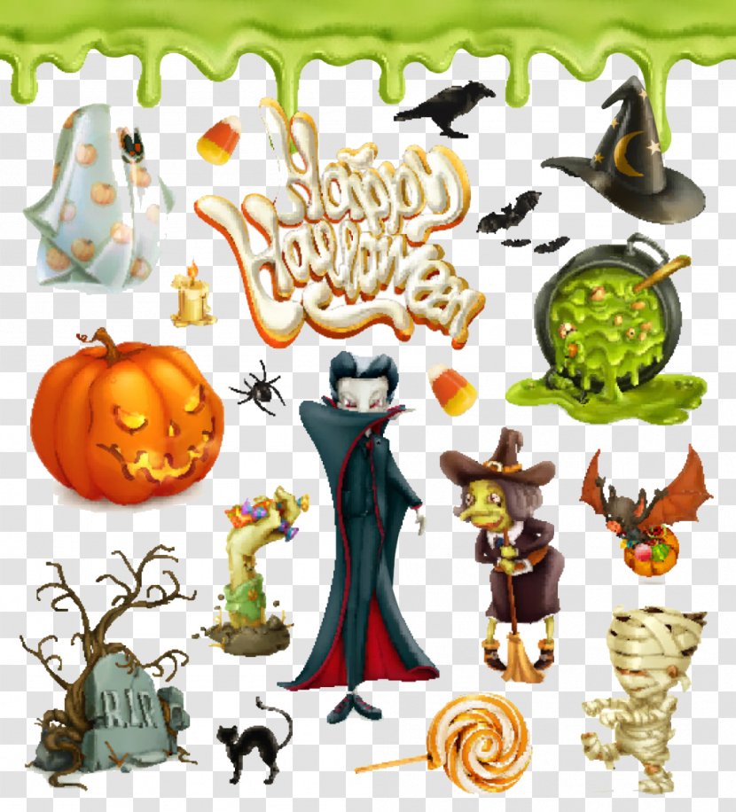 Candy Corn Halloween 3D Computer Graphics Illustration - Photography - Elements Collection Transparent PNG