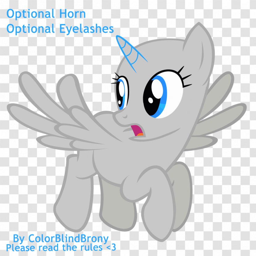 My Little Pony Winged Unicorn Whiskers - Watercolor Transparent PNG