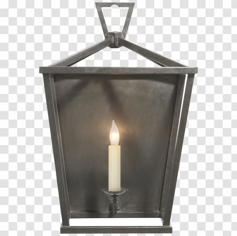 Light Fixture Visual Comfort & Co. Darlana Medium Lantern Sconce Lighting - Outdoor House Lamps Transparent PNG