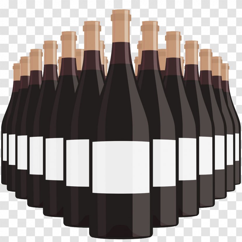 Red Wine White Bottle - Bottles Pictures Transparent PNG