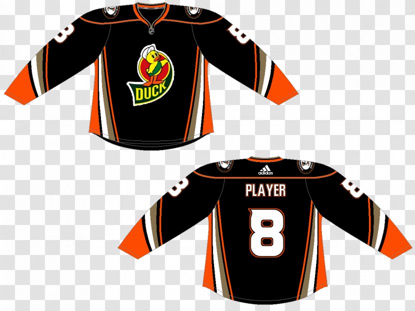 2017–18 NHL Season T-shirt Philadelphia Flyers Washington Capitals Ice Hockey - Sports Uniform - Anaheim Ducks Jersey Transparent PNG
