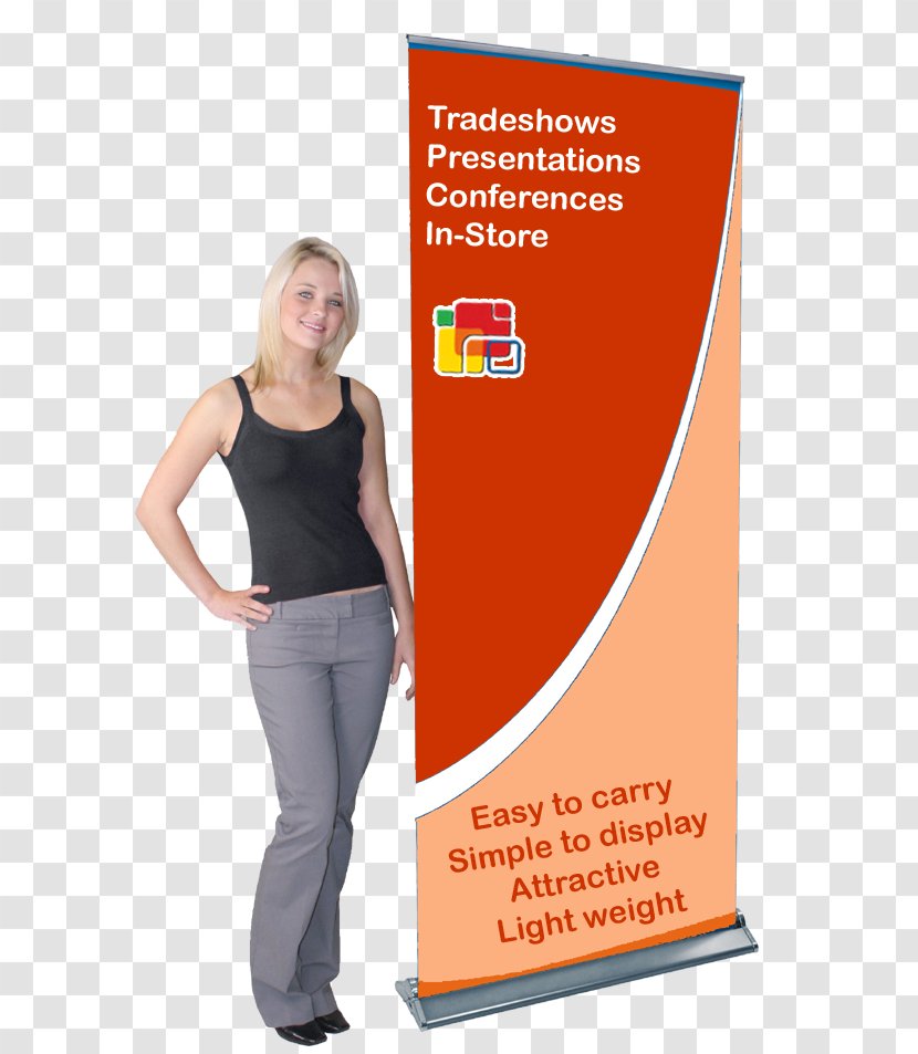 Web Banner Trade Show Display Printing Advertising - Standing Banner] Transparent PNG