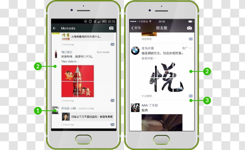 Smartphone WeChat Feature Phone Advertising Business - Telephone Transparent PNG