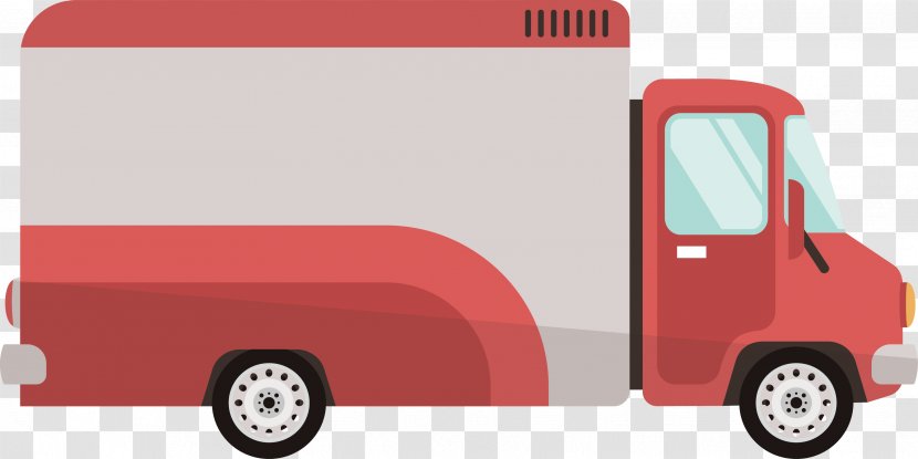 Car Compact Van Truck Transport Automotive Design - Express Transparent PNG