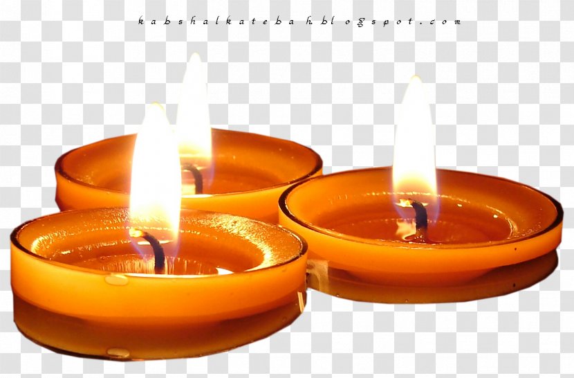 Grave Candle Lighting - Orange - مبارك عليكم الشهر Transparent PNG