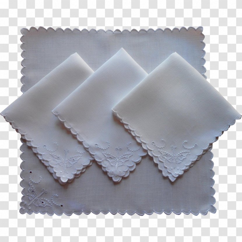 Cloth Napkins Cutwork Embroidery Paper Woven Fabric - Table Transparent PNG
