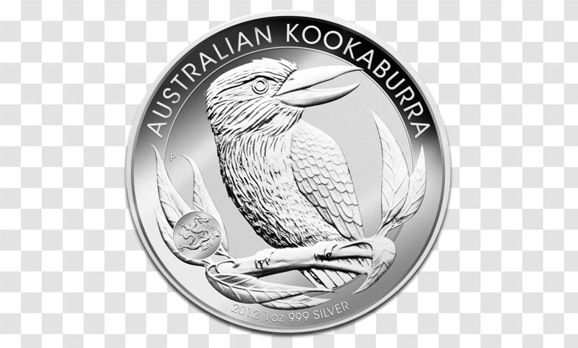 Perth Mint Australian Silver Kookaburra Coin Bullion - Proof Coinage - Mark Transparent PNG