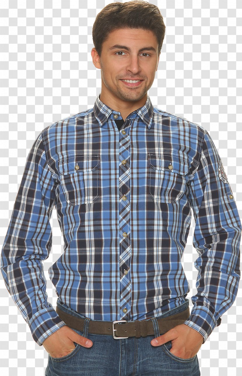 T-shirt Dress Shirt Formal Wear - Plaid Transparent PNG