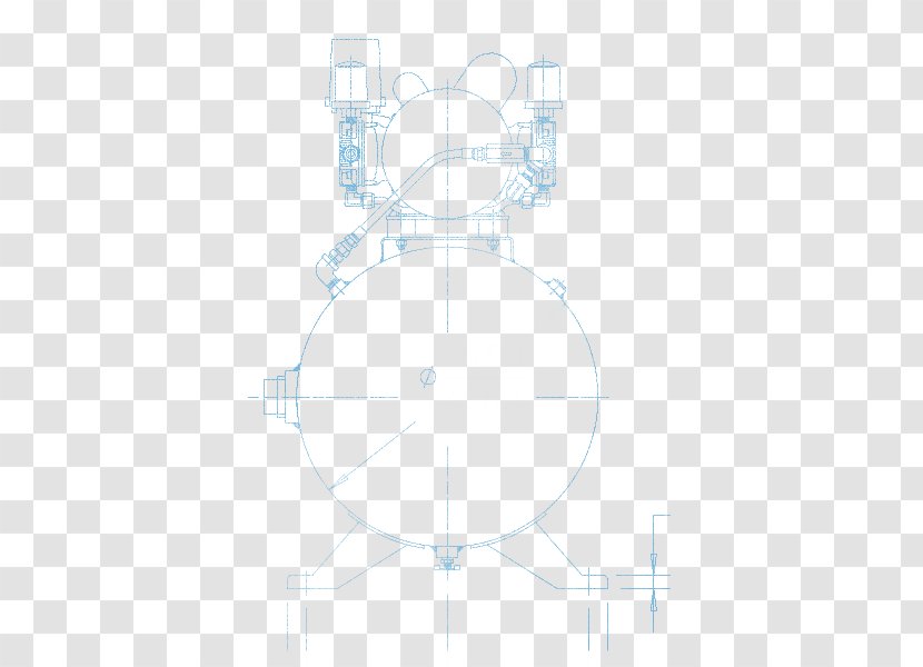 Circle Point Angle - White - Sprinkler System Transparent PNG