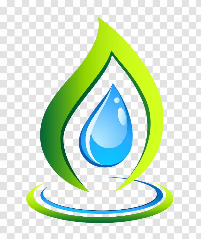 Drop Logo Leaf Recycling Symbol - Royaltyfree - Water Ecology Icon Elements Transparent PNG