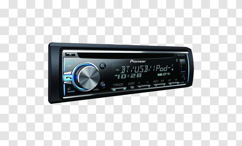 Car Vehicle Audio Radio Receiver ISO 7736 Pioneer DEH X3800UI Transparent PNG