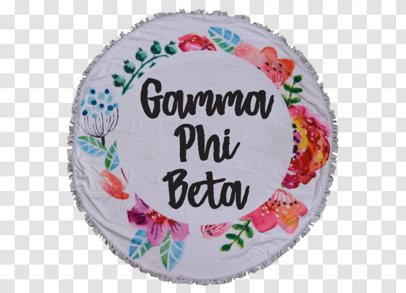 Gamma Phi Beta Pi San Diego State University Blanket Fraternities And Sororities - Plate - Ornament Transparent PNG