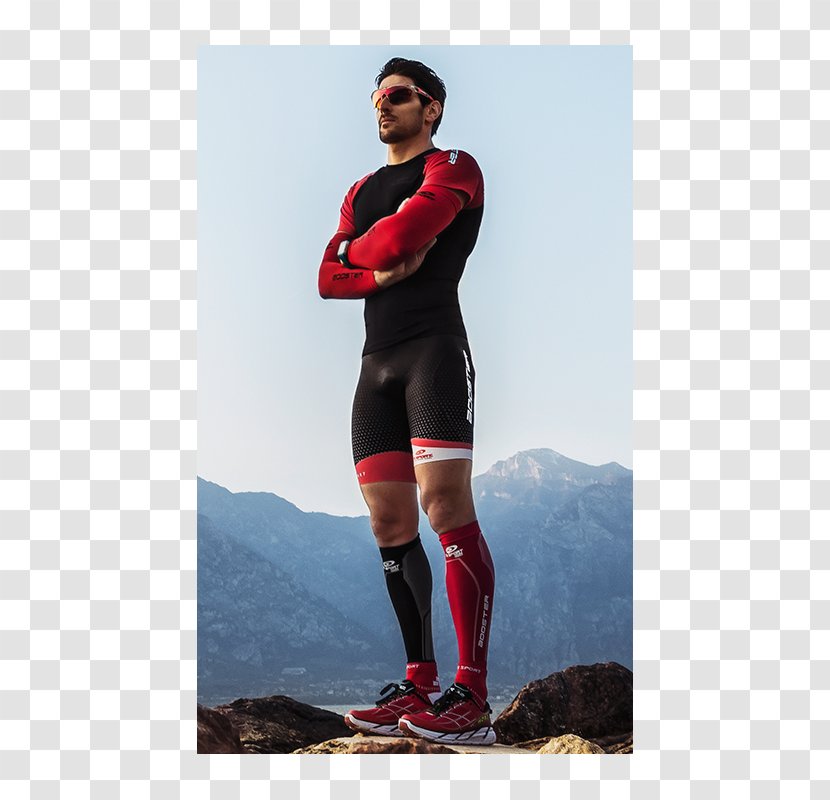 Sport Trail Running Sock 4 × 100 Metres Relay - Frame - Polyamide Transparent PNG