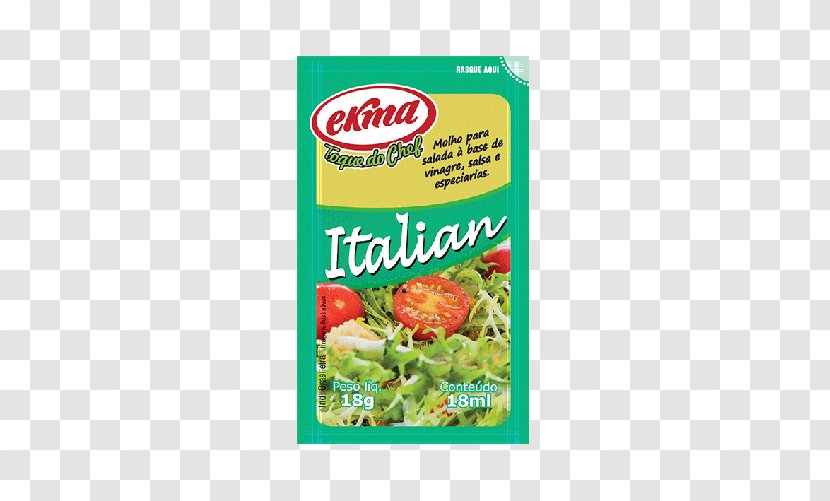 Italian Dressing H. J. Heinz Company Sauce Condiment Salad - Sachet Transparent PNG
