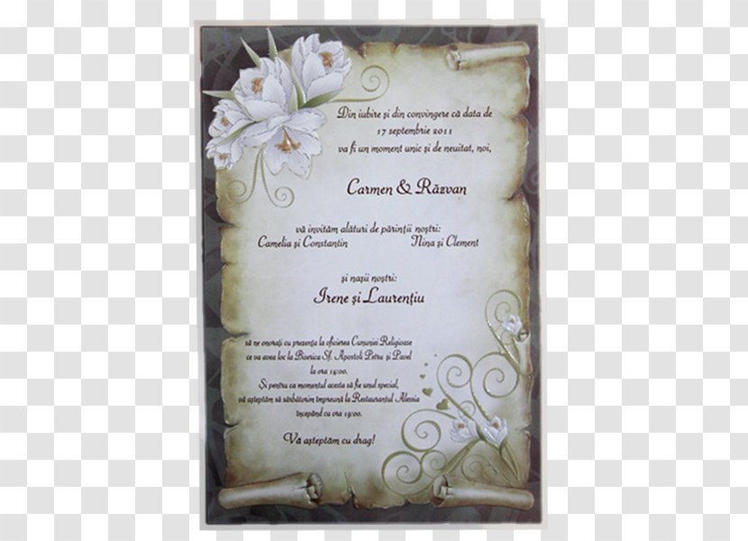 Wedding Invitation Convite Madis'93 Text - Picture Frames Transparent PNG