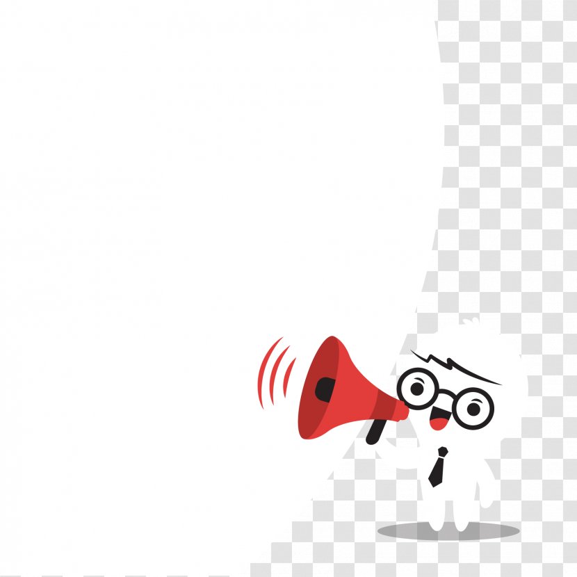 Rooting Web Design Icon - Brand - Vector Cartoon Business People Megaphone Transparent PNG