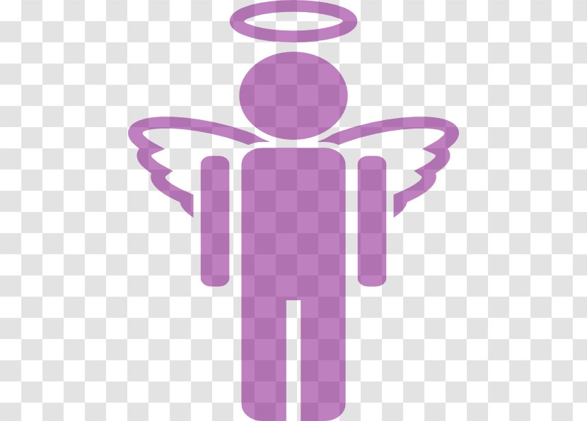 Angel Clip Art - Violet Transparent PNG