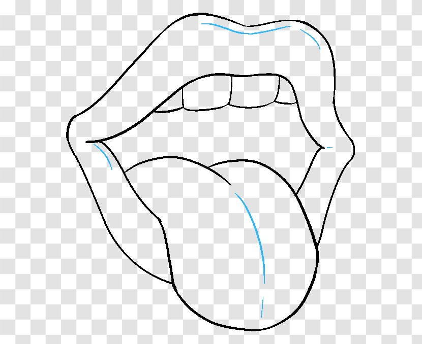 Tongue Drawing - How To Draw A Tongue Step By Step