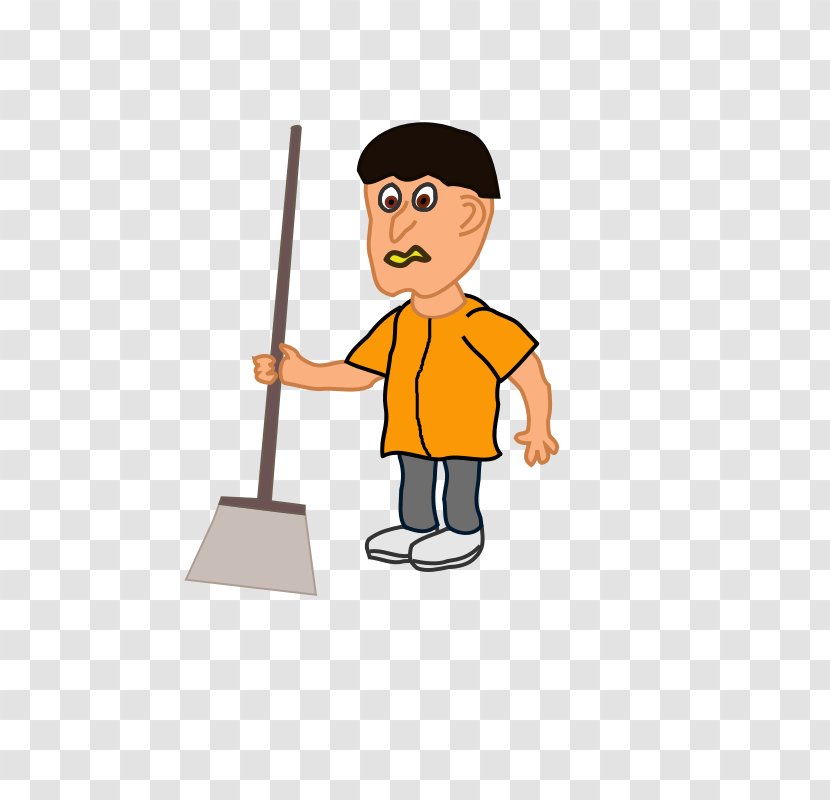 Housekeeping Cleaning Clip Art Maid Boy - Cartoon - Standing Transparent PNG