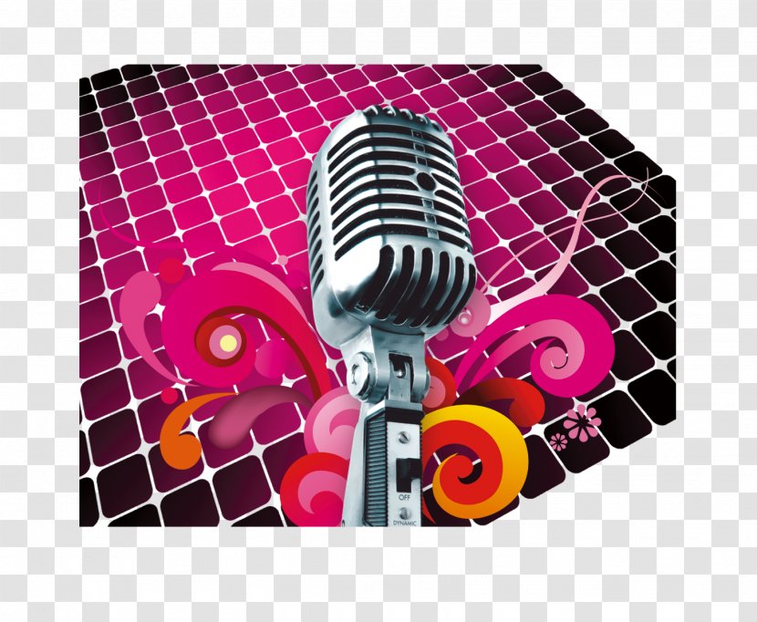 Microphone Sound Graphic Design - Watercolor - Creative Pattern Transparent PNG