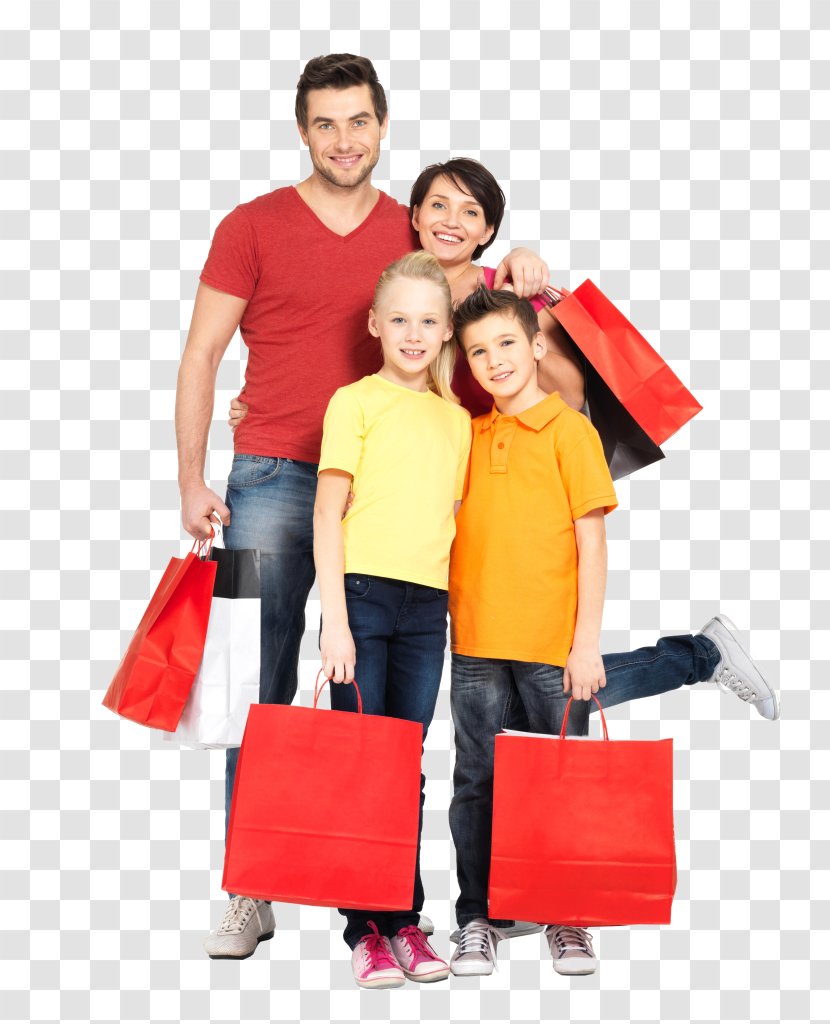 Shopping Bags & Trolleys Family Stock Photography - Shoulder Transparent PNG