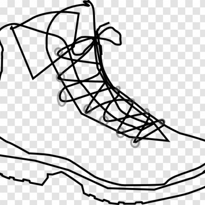 Hiking Boot Cowboy Clip Art - White - Cliparts Transparent PNG