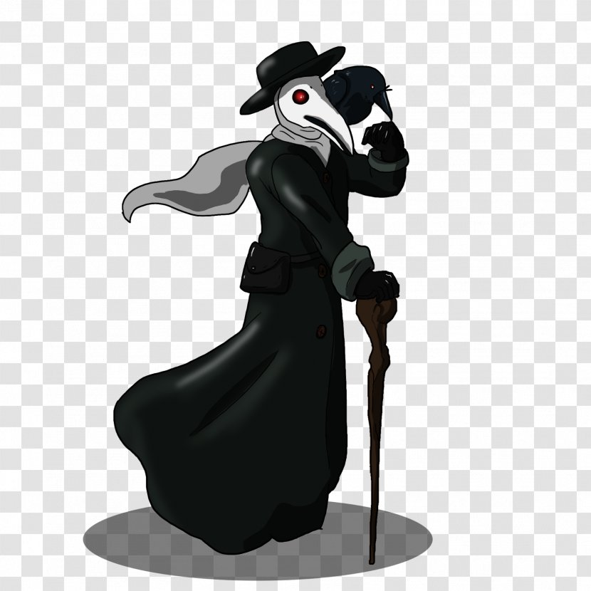 Figurine Animated Cartoon Character Fiction - Fictional - Plague Doctor Sticker Transparent PNG