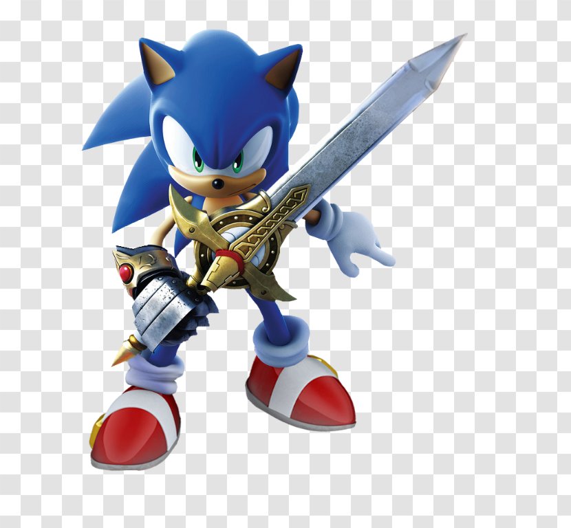 Sonic And The Black Knight Hedgehog Secret Rings & Sega All-Stars Racing Unleashed - Figurine - Shadow Lancelot Transparent PNG