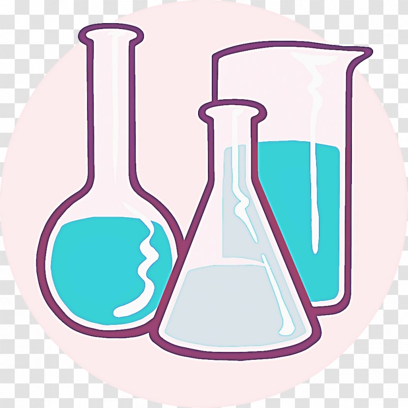 Laboratory Flask Beaker Clip Art Equipment - Magenta Transparent PNG