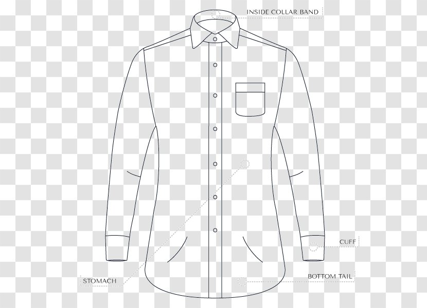 Dress Shirt Collar Clothing Pattern - Button Transparent PNG
