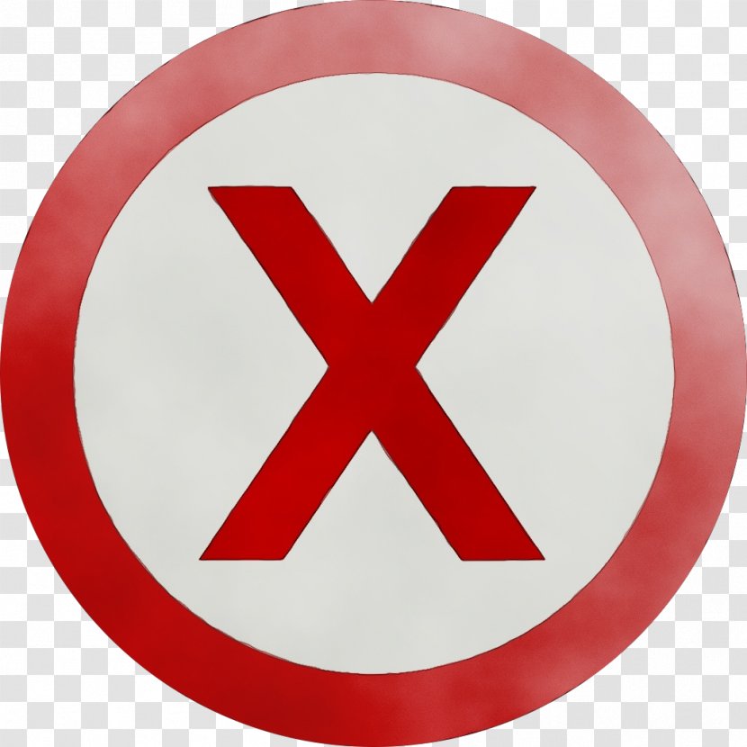 Red Sign Circle Material Property Symbol - Logo - Tableware Plate Transparent PNG
