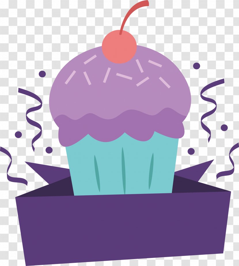 Cupcake Birthday Cake - Cup - Cute Poster Transparent PNG