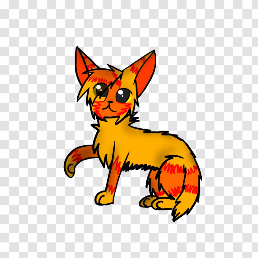 Whiskers Kitten Cat Red Fox Clip Art - Yellow Transparent PNG
