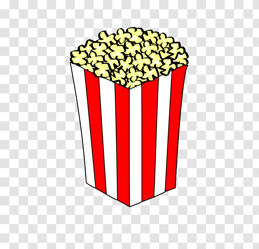 Popcorn Caramel Corn Free Content Clip Art - Rectangle - Red And White Box Of Bar Transparent PNG