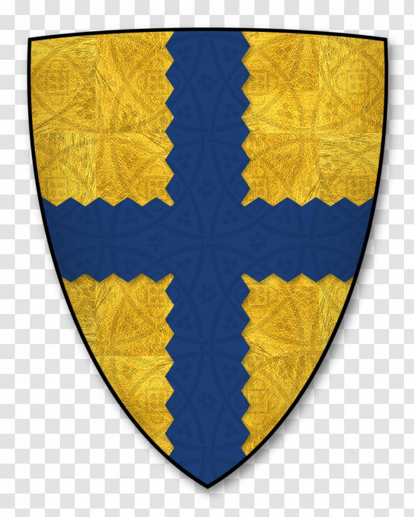 Magna Carta Earl Of Norfolk Coat Arms Roll Crest - Yellow - Gloucester Transparent PNG