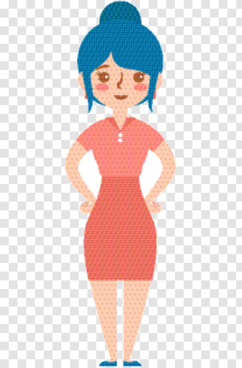 Orange Background - Day Dress - Costume Design Transparent PNG