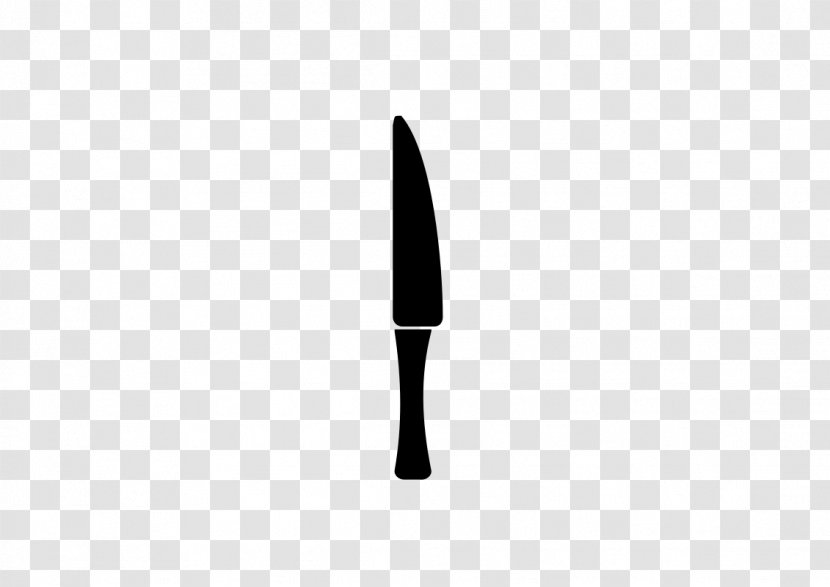 Butter Knife Kitchen Knives Tool Cutlery - Black And White Transparent PNG