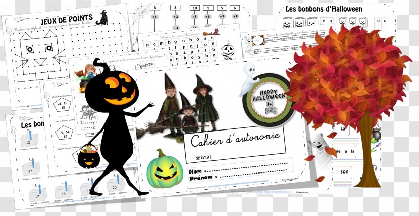 Illustration Notebook Countertop Paper Halloween - Brand - Semaine 1 Transparent PNG