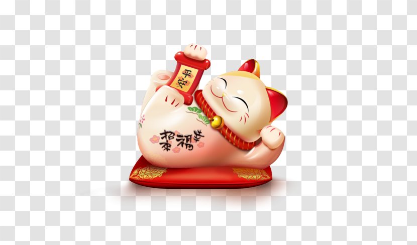 Luck Feng Shui Maneki-neko Chinese Zodiac I Ching - Apotropaic Magic - Lucky Cat Porcelain Transparent PNG