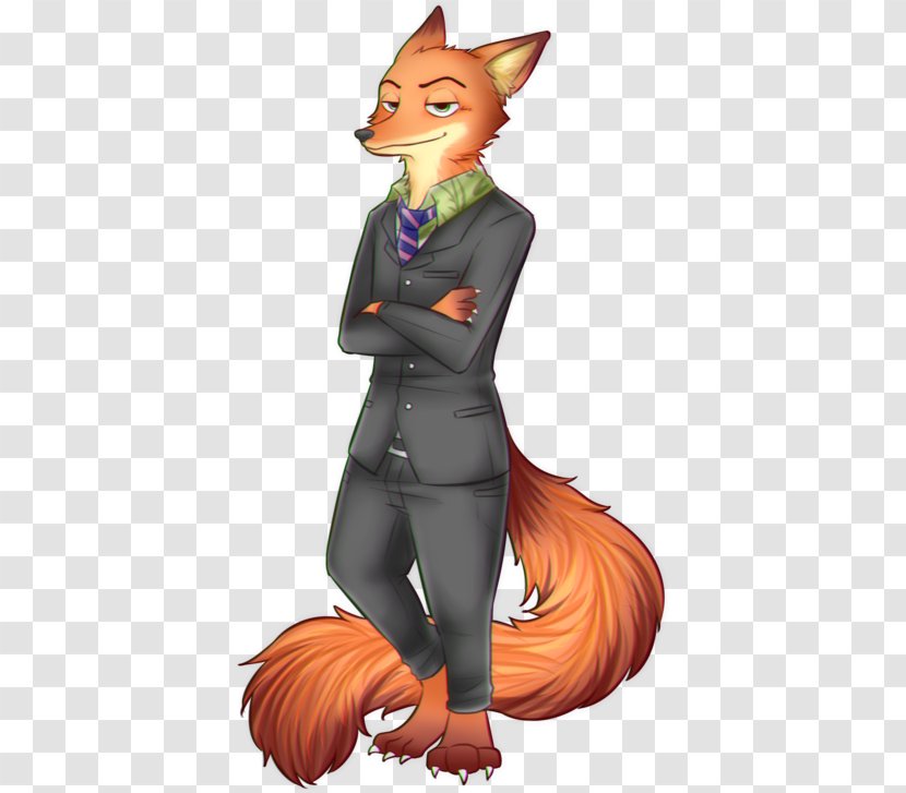 Nick Wilde The Art Of Zootopia Lt. Judy Hopps Of... - Mythical Creature - Dog Like Mammal Transparent PNG