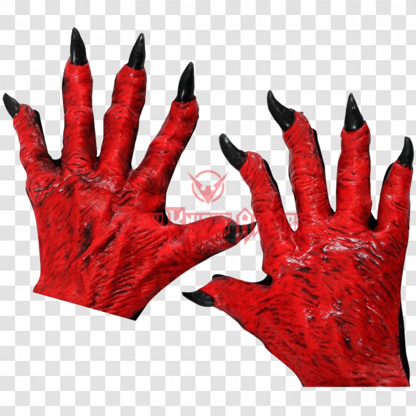 Devil Glove Demon Mask Costume - Safety Transparent PNG