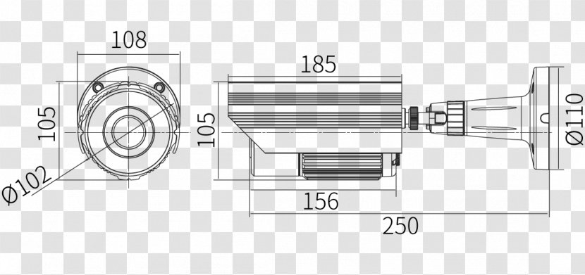 Door Handle Drawing Line Diagram - White Transparent PNG